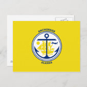 Carte Postale Drapeau d'ancrage (Devant / Derrière)