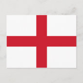 Carte Postale Drapeau d'Angleterre (Devant)