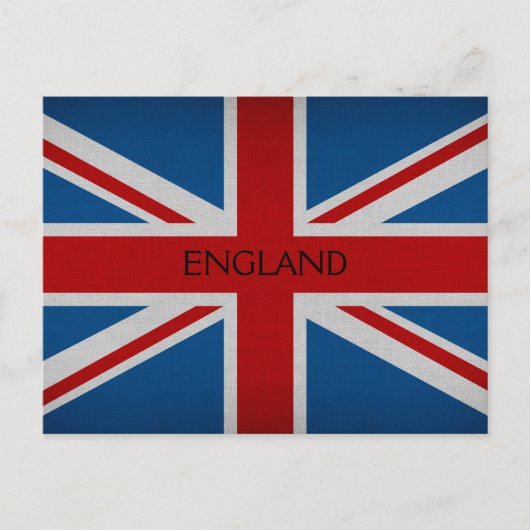 Carte Postale Drapeau d'Angleterre (Devant)