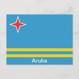 Carte Postale Drapeau d'Aruba