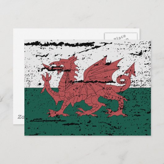 CARTE POSTALE DRAPEAU DE ALLES (Devant / Derrière)