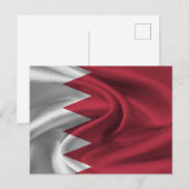 Carte Postale Drapeau de Bahreïn (Devant / Derrière)