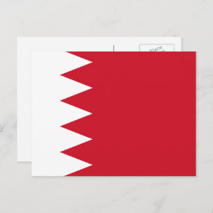 Carte Postale Drapeau de Bahreïn, Drapeau de Bahreïn