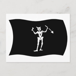 Carte postale Drapeau de Barbe Noire