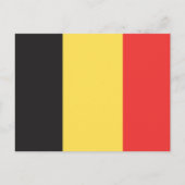 Carte Postale Drapeau de Belgique (Devant)