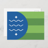 Carte Postale Drapeau de Bellingham, Washington Postcard (Devant / Derrière)