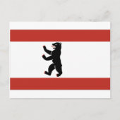 Carte Postale Drapeau de Berlin (Devant)