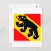 Carte Postale Drapeau de Berne (Devant / Derrière)