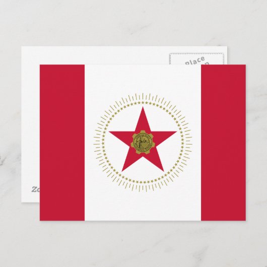 Carte Postale Drapeau de Birmingham, Alabama (Devant / Derrière)