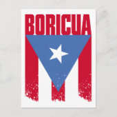 Carte Postale Drapeau de Boricua (Devant)