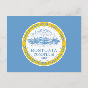 Carte Postale Drapeau de Boston