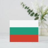 Carte Postale Drapeau de Bulgarie (Debout devant)
