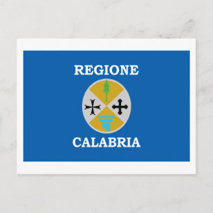 Carte Postale Drapeau de Calabre