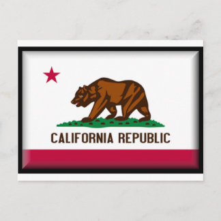 Carte Postale Drapeau de Californie