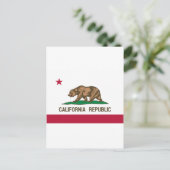 Carte Postale Drapeau de Californie (Debout devant)