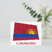 Carte Postale Drapeau de carabobo avec nom (Debout devant)