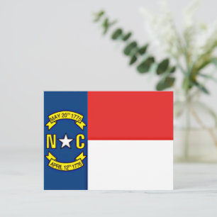Carte Postale Drapeau de Caroline du Nord