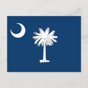 Carte Postale Drapeau de Caroline du Sud