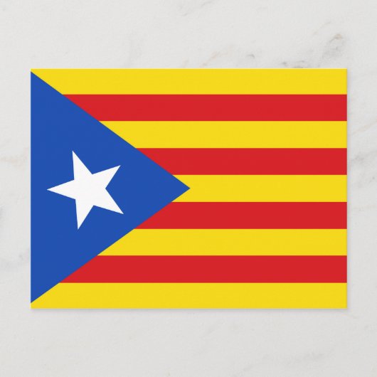 Carte Postale Drapeau de Catalogne (Devant)