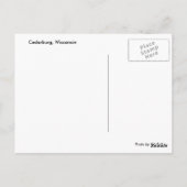 Carte Postale Drapeau de Cedarburg (Dos)