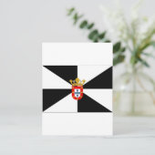 Carte Postale Drapeau de Ceuta (Espagne) (Debout devant)