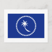 Carte Postale Drapeau de Chuuk (Devant)