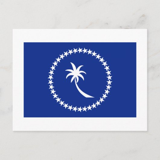 Carte Postale Drapeau de Chuuk (Devant)
