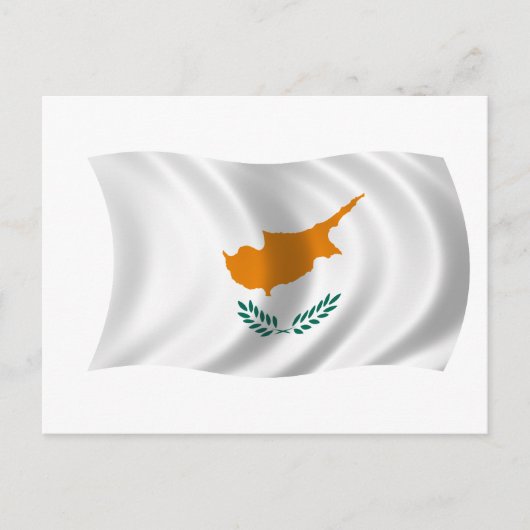 Carte Postale Drapeau de Chypre (Devant)