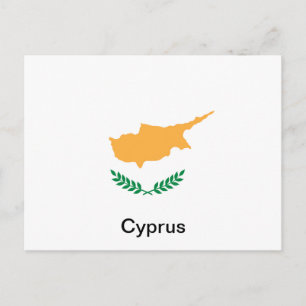 Carte Postale Drapeau de Chypre