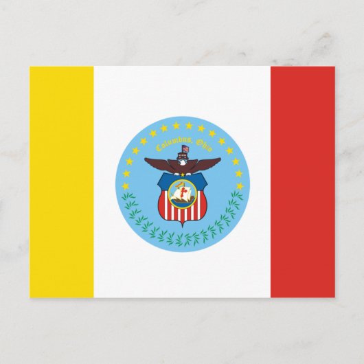 Carte Postale Drapeau de Columbus, Ohio (Devant)