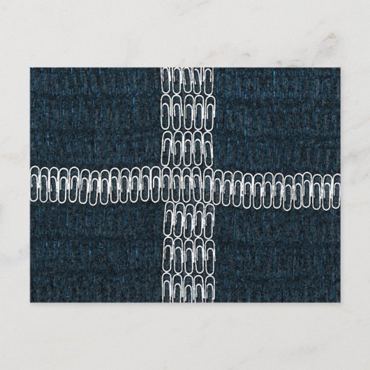 Carte Postale Drapeau de Cornouailles de Paperclips (Devant)