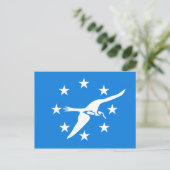 Carte Postale Drapeau de Corpus Christi (Debout devant)