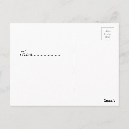 Carte Postale Drapeau de Curaçao (Dos)