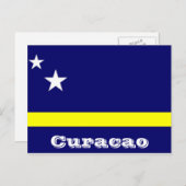 Carte Postale Drapeau de Curacao (Devant / Derrière)