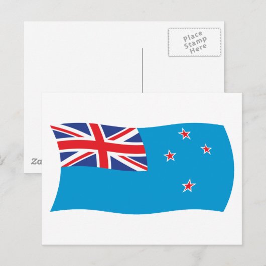 Carte postale Drapeau de dépendance Ross (Devant / Derrière)