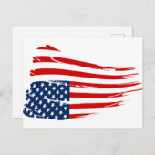 Carte Postale Drapeau de détresse (Devant / Derrière)