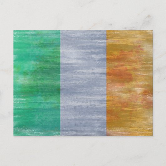 Carte Postale Drapeau de détresse Eire (Devant)