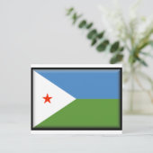 Carte Postale Drapeau de Djibouti (Debout devant)