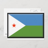 Carte Postale Drapeau de Djibouti (Devant / Derrière)