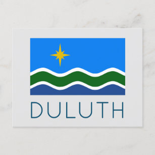 Carte Postale Drapeau de Duluth, MN