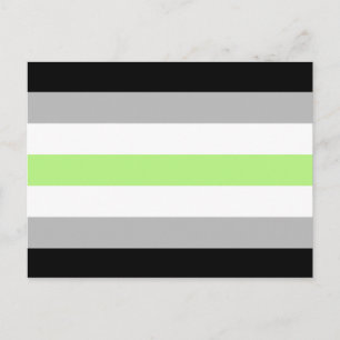 Carte Postale Drapeau de fierté agender
