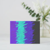 Carte Postale Drapeau de fierté Alexigender Abstrait Squiggly Tr (Debout devant)