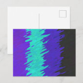 Carte Postale Drapeau de fierté Alexigender Abstrait Squiggly Tr (Devant / Derrière)