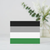 Carte Postale Drapeau de fierté androphile (Debout devant)