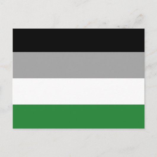 Carte Postale Drapeau de fierté androphile (Devant)