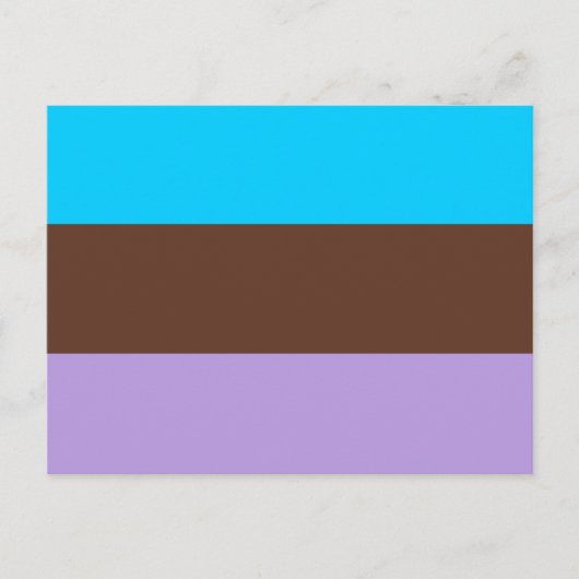 Carte Postale Drapeau de fierté androsexuelle (Devant)