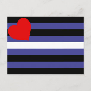 Carte Postale Drapeau de fierté cuir