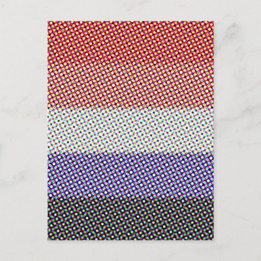 Carte Postale Drapeau de fierté Cupioromantique Abstrait Tripant (Devant)