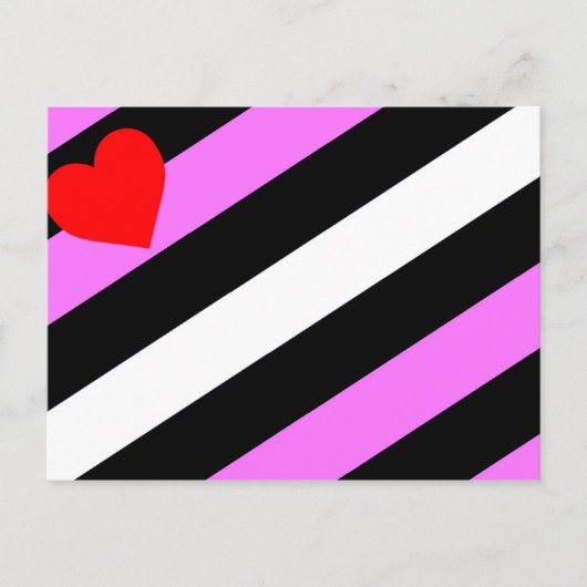 Carte Postale Drapeau de fierté de fille de cuir (Devant)