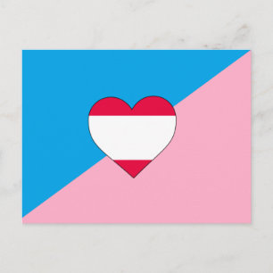 Carte Postale Drapeau de fierté de jeu d'âge